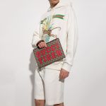 Túi Cầm Tay Nam Gucci Brown Pouch From The ‘Gucci Tiger’ Collection 688378 US7DC-9395 Màu Nâu