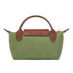 Túi Xách Nữ Longchamp Le Pliage Original Pouch With Handle 34175089P77 Màu Xanh Rêu
