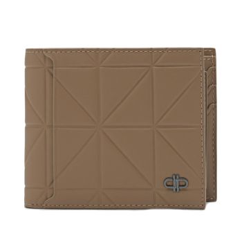 Ví Nam Pedro Icon Leather Bi-Fold Wallet in Pixel – Taupe PM4-16500073-2 Màu Nâu