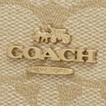 Ví Nữ Coach Medium Id Zip Wallet In Signature Canvas 88913 Màu Khaki