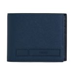 Ví Nam Pedro Textured Leather Wallet with Insert (RFID) PM4-16500058 Màu Xanh Navy