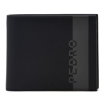 Ví Nam Pedro Leather Bi-Fold Flip Wallet PM4-15940241 Màu Đen