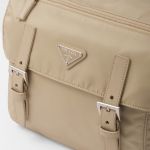 Túi Đeo Chéo Nữ Prada Re-Nylon Shoulder Bag Màu Be