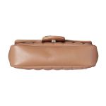 Túi Đeo Chéo Nữ Gucci GG Marmont Super Mini Matelasse Leather 476433DTD5N Màu Nâu Nhạt
