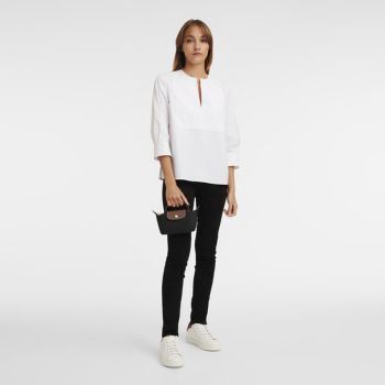 Túi Xách Longchamp Le Pliage Original Pouch With Handle 34175089001 Màu Đen