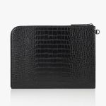 Túi Cầm Tay Find Kapoor  Clutch 32 Croco Set Màu Đen