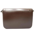 Túi Đeo Chéo Celine Medium Triomphe In Colour Ecorce Brown Leather Shoulder Bag Màu Nâu Đậm