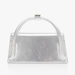 Túi Xách Tay Find Kapoor Marty Wedge Bag 22 Crinkled Silver Màu Bạc