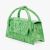 Túi Xách Tay Find Kapoor Marty Wedge Bag 22 Crinkled Cracked Màu Xanh Green