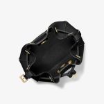 Túi Đeo Chéo Michael Kors MK Phoebe Small Logo Bucket Bag Màu Đen