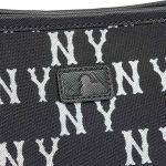 Túi Đeo Chéo MLB Big Classic Monogram Jacquard New Bucket Bag New York Yankees 3ABML023N-50BKS Màu Đen
