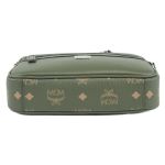 Túi Đeo Chéo MCM Portuna Small Sea Turtle Visetos Leather Crossbody Handbag Purse Bag Màu Xanh Olive