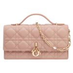 Túi Xách Dior Pochette Lady Con Asa Superior Màu Hồng Nude