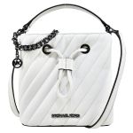 Túi Đeo Chéo Michael Kors MK Bucket Suri 35T0SU2C0U Màu Trắng Xích Bạc