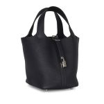 Túi Xách Hermès Picotin 18 Black Caban Phw Màu Đen