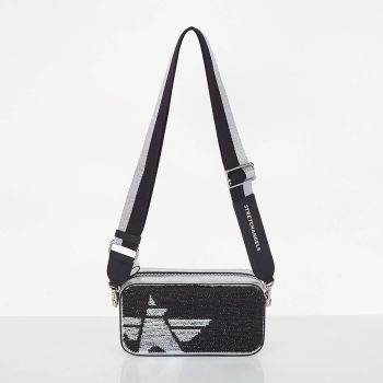 Túi Đeo Chéo Stretch Angels Panini Double Spangle Bag Silver Màu Bạc