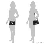 Túi Đeo Chéo Michael Kors MK Top Handle Trapezoid 35S2SNRS5L Màu Đen