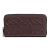 Ví Nam Coach Mens Accordion Zip Around Signature Crossgrain Wallet Leather In Mahogany Màu Nâu Size 18