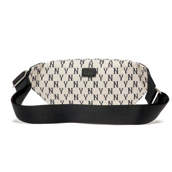 Túi Đeo Hông MLB Monogram Hip New York Yankees 3AHSM012N-50CRD Màu Đen Trắng