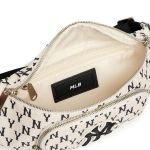 Túi Đeo Hông MLB Monogram Hip New York Yankees 3AHSM012N-50CRD Màu Đen Trắng