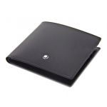 Ví Montblanc Meisterstuck 8cc Black Leather Wallet MB125395 Màu Đen