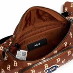 Túi Đeo Hông MLB Monogram Hip Hop Boston Red Sox 3AHSM012N-43BRD Màu Nâu