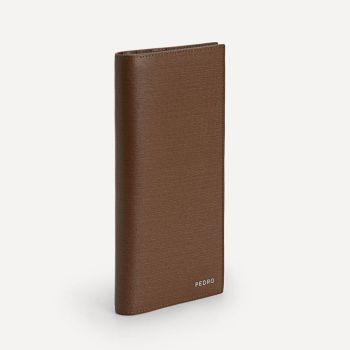Ví Nam Pedro Full-Grain Long Leather Wallet - Dark Brown PM4-15940214 Màu Nâu