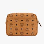 Túi Đeo Chéo MCM Aren Crossbody in Visetos Size Small Màu Nâu