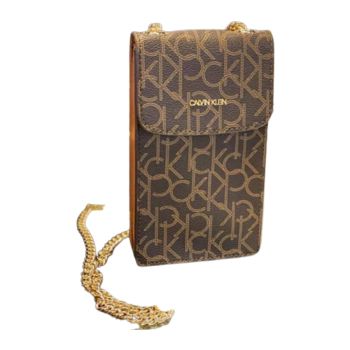 Túi Đeo Chéo Calvin Klein CK Original Phone Sling Bag Màu Nâu