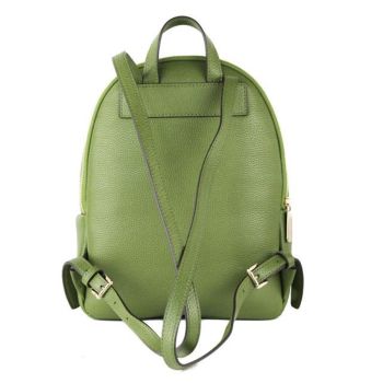 Balo Michael Kors MK Erin Medium Pebbled Evergreen Shoulder Green Leather Backpack Màu Xanh Lá