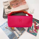 Túi Cầm Tay Nữ Hermès Bride A Brac Case Size PM Màu Hồng Đậm
