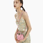 Túi Xách Tay Find Kapoor Marty Bag 12 Crinkled Pink Màu Hồng