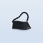 Túi Xách Jacquemus La Vague Ocean Curve Shoulder Bag Size 33 Màu Đen