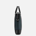 Cặp Xách Tay Montblanc M_Gram 4810 Slim Document Case Màu Đen Xanh