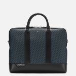 Cặp Xách Tay Montblanc M_Gram 4810 Slim Document Case Màu Đen Xanh