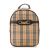 Balo Burberry Backpack Check Gold-tone Beige Màu Be
