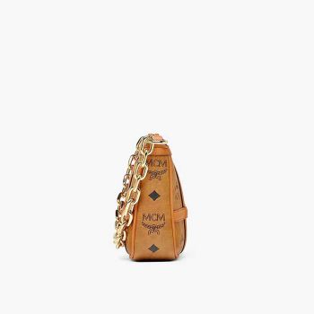 Túi Xách MCM Delmy Shoulder Bag In Visetos Màu Nâu