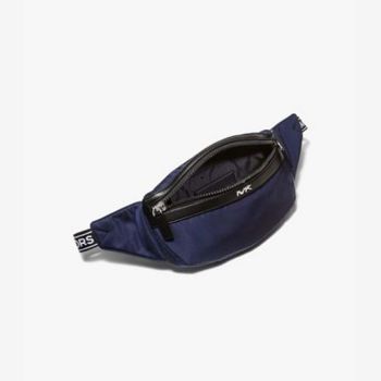Túi Đeo Hông Michael Kors MK Crossbody Bag Nylon Street Style Belt Bags Màu Xanh Navy