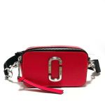 Túi Xách Marc Jacobs Snapshot Fluoro M0014503 Hot Pink Leather Shoulder Bag Màu Đỏ