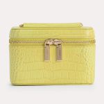 Túi Đeo Chéo Pedro Textured Leather Vanity Case PW4-65940023 Màu Vàng