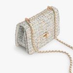 Túi Xách Tay Pedro Tweed Shoulder Bag PW2-76610041 Phối Màu