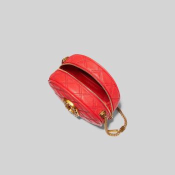 Túi Đeo Chéo Marc Jacobs The Status Round Crossbody Bag Màu Đỏ