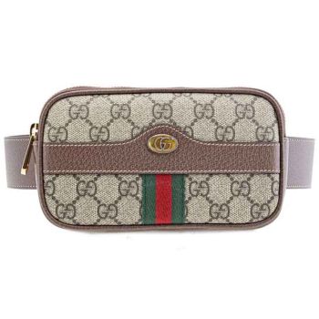 Túi Đeo Hông Gucci Phidia GG Supreme Belt Bag Beige Ladies Belt Size 75cm