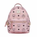 Balo MCM Pink Stark Side Studs Bebe Boo Backpack Màu Hồng
