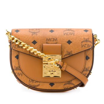 Túi Đeo Chéo MCM Patricia Visetos-Print Crossbody Bag Màu Nâu