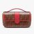 Túi Đeo Chéo Fendi Multicolour Leather And Fabric Bag Màu Nâu Đỏ