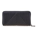 Ví Cầm Tay Nữ Coach Ladies Leather Coach 1941 Black Quilt W Riv Acc Zip Màu Đen