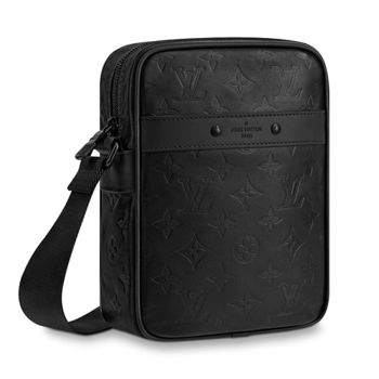 Túi Đeo Chéo Louis Nam Vuitton LV Danube Monogram Shadow Màu Đen