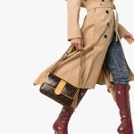 Túi Đeo Chéo Fendi Double F Logo Shoulder Bag Brown Màu Nâu