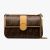Túi Đeo Chéo Fendi Double F Logo Shoulder Bag Brown Màu Nâu